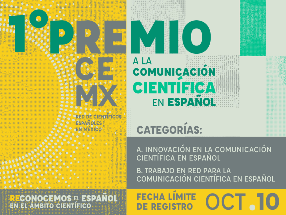 Imagen del Primer Premio RECEMX a la comunicación Científica